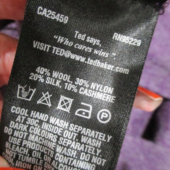 Ted Baker London 'cashguy' Trim Fit V-neck Sweater In Fashion Purple - Picture 5 of 6